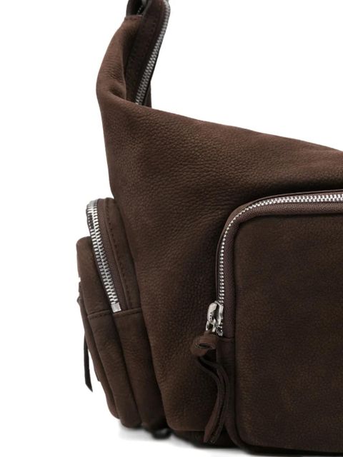 Marge Sherwood zip-pocket shoulder bag - Brown