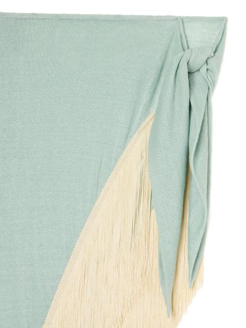 Alanui Mermaid Inside pareo midi skirt - Green