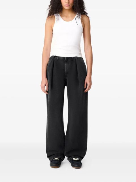 Axel Arigato pleated-pockets wide-leg jeans - Grey - zdjęcie produktu nr 2