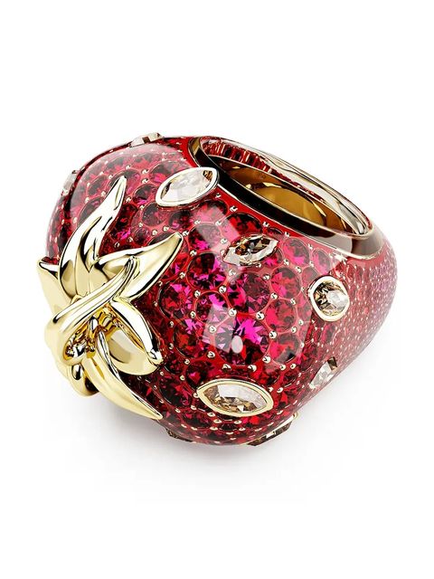 Swarovski pierścionek damski pozłacany z kryształem Swarovski IDYLLIA - zdjęcie produktu nr 1