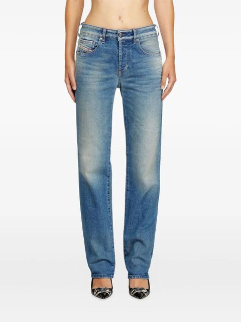 Diesel 1989 D-Mine buttoned jeans - Blue