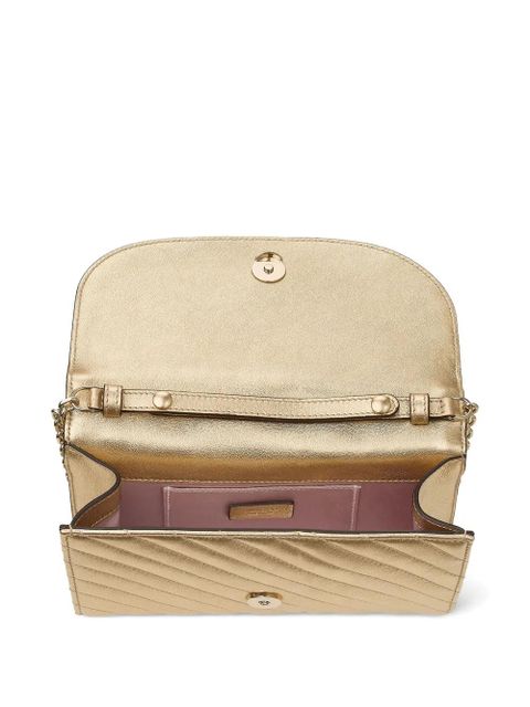 Jimmy Choo Curve clutch bag - Gold