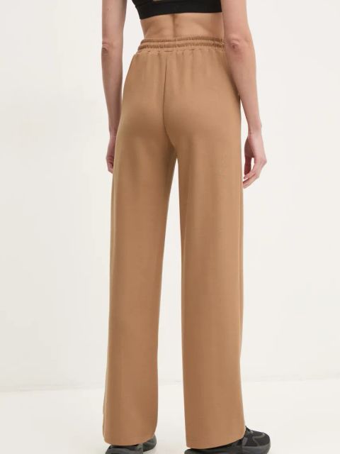 Guess spodnie dresowe GELSEY kolor zielony gładkie V5RB19 KCOB2