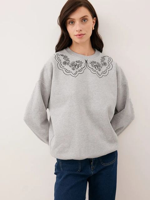 Bizuu bluza COLLIER damska kolor szary COLLIER SZARY