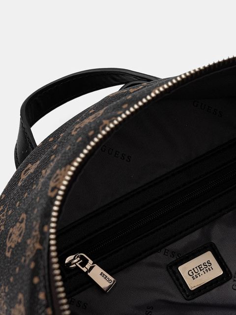 Guess plecak SILIA damski kolor brązowy mały wzorzysty TWGP98 90032