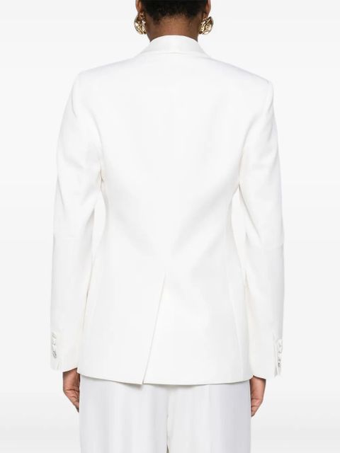 Max Mara shawl-collar blazer - White