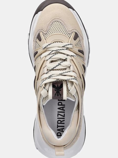 Patrizia Pepe sneakersy damskie kolor beżowy 8Z0043 V005 J4Q8