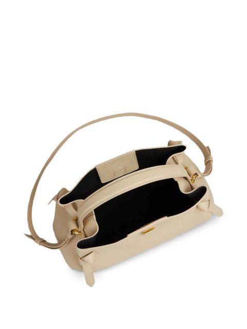 Yuzefi grained adjustable tote bag - Neutrals