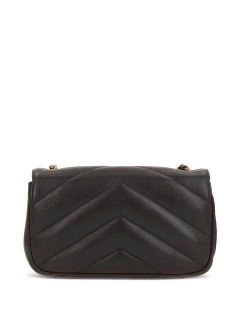 Saint Laurent mini Loulou shoulder bag - Grey
