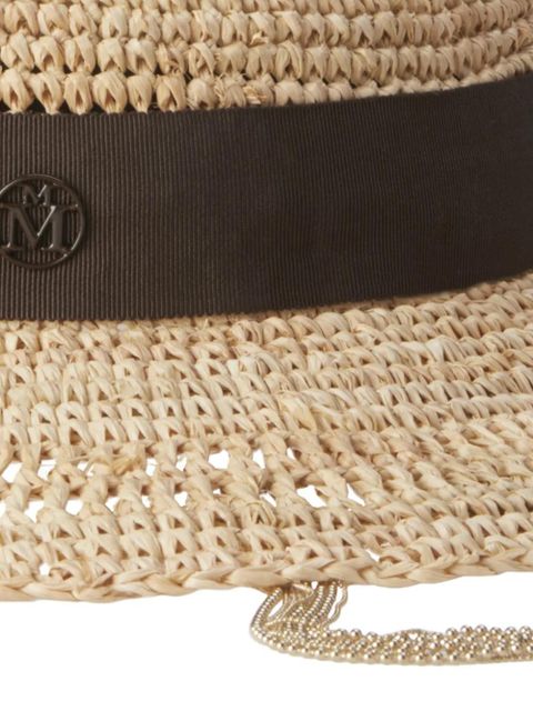 Maison Michel Kate fedora hat - Neutrals - zdjęcie produktu nr 2