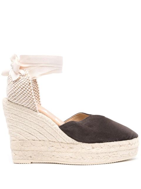 Manebi Hamptons 110mm wedge espadrilles - Brown - zdjęcie produktu nr 1