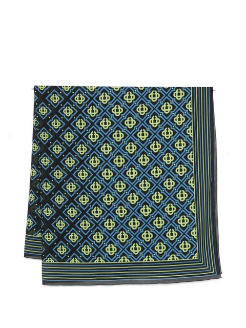 Casablanca Degrade Monogram kaftan - Black - zdjęcie produktu nr 1