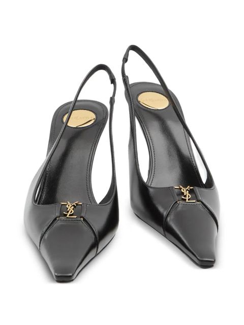 Saint Laurent Babylone Breteuil slingback pumps - Black