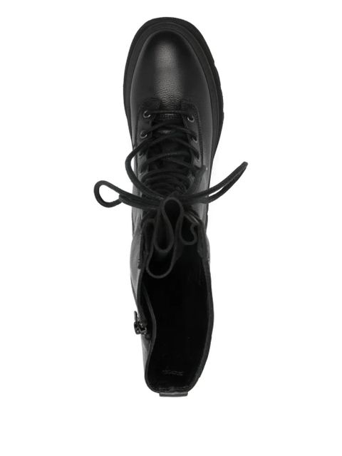 Copenhagen lace-up ankle-length combat boots - Black