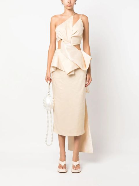 Cult Gaia Maee asymmetric-design dress - Neutrals - zdjęcie produktu nr 2