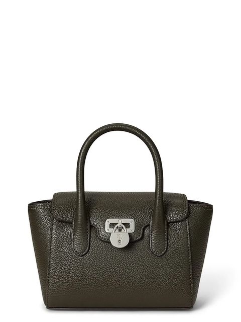 Lauren Ralph Lauren torebka skórzana kolor zielony 431969349 - zdjęcie produktu nr 1