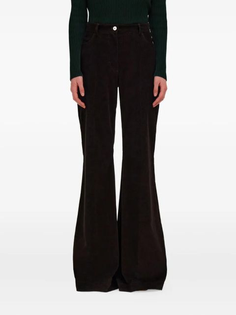 Ferragamo flared trousers - Brown