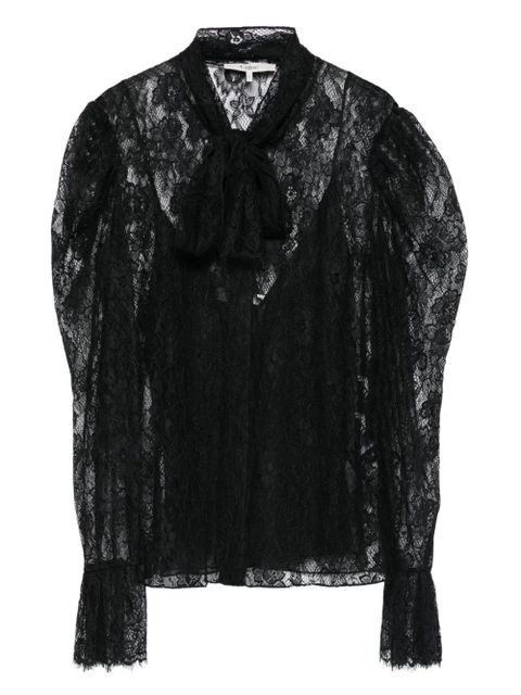 Chloé floral-lace blouse - Black - zdjęcie produktu nr 1