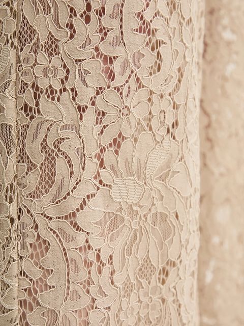 Dkny spodnie damskie kolor beżowy proste high waist DJ5P3081