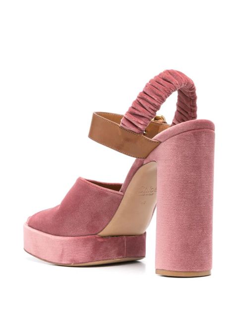 Chloé 130mm Paddington sandals - Pink
