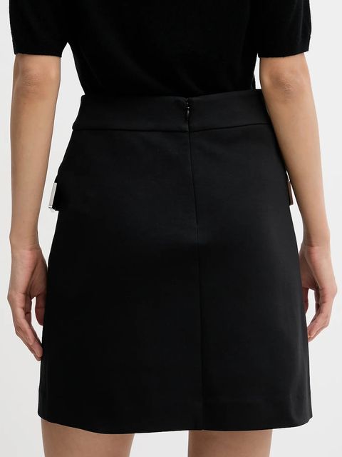 Karl Lagerfeld spódnica kolor czarny mini prosta B1W12027 - zdjęcie produktu nr 2