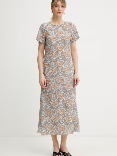 Weekend Max Mara sukienka jedwabna CRESPO - zdjęcie produktu nr 1