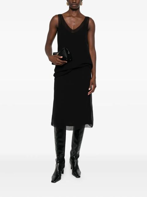 TOTEME slip mini skirt - Black - zdjęcie produktu nr 2