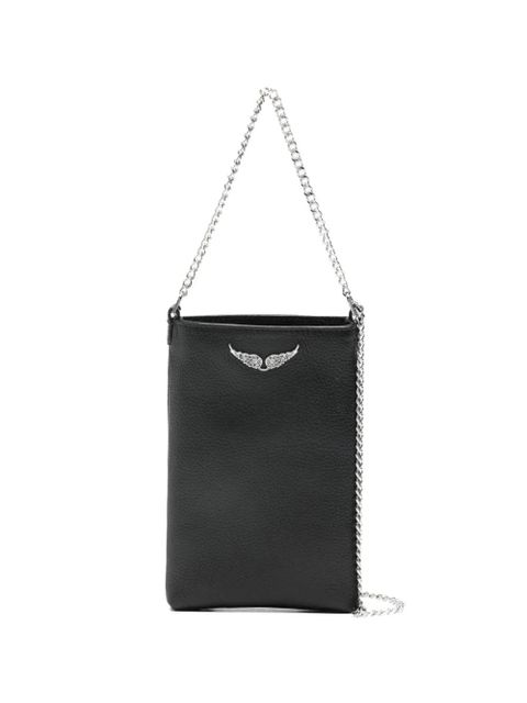 Zadig&Voltaire chain logo plaque mini bag - Black - zdjęcie produktu nr 1