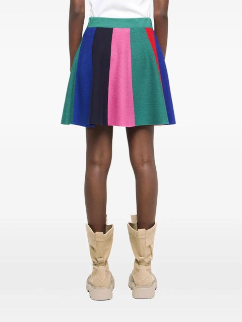 JW Anderson striped mini skirt - Green