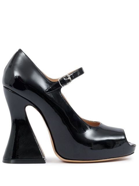 Maison Margiela Sketch 120mm Mary Jane pumps - Black - zdjęcie produktu nr 1