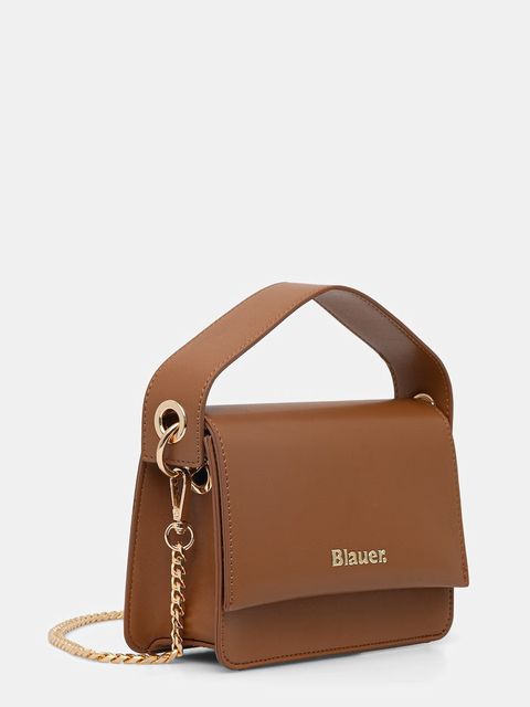 Blauer torebka crossbody damska z imitacji skóry - zdjęcie produktu nr 1