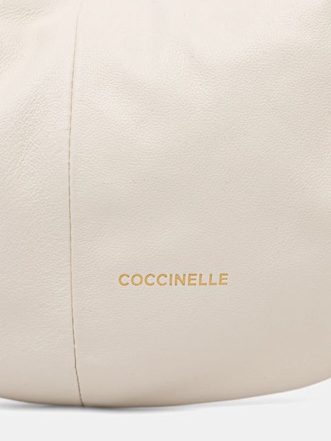 Coccinelle torebka skórzana FUROSHIKI kolor beżowy E1 U1A 13 03 01