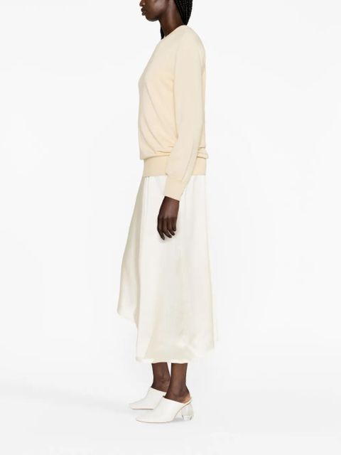 Jil Sander crew-neck wool jumper - Neutrals