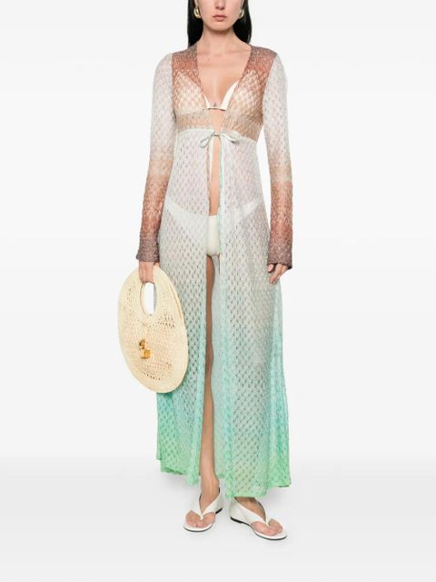 Missoni open-knit cover-up - Green - zdjęcie produktu nr 2
