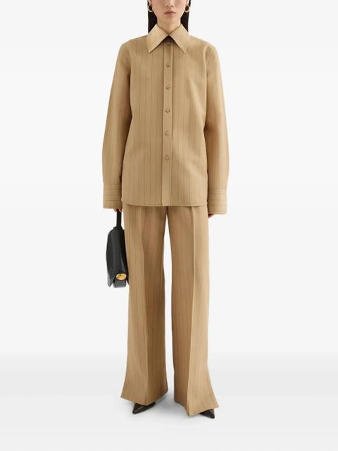 Jil Sander wool shirt - Brown