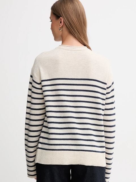 Tommy Hilfiger sweter wełniany damski kolor beżowy lekki WW0WW46438 - zdjęcie produktu nr 2