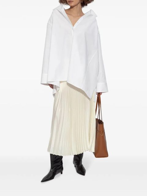 Jil Sander pointed-toe leather boots - Black