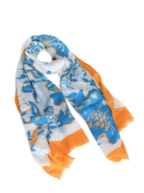ETRO floral boheme scarf - White - zdjęcie produktu nr 2
