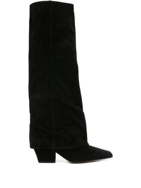 Paris Texas pointed suede boots - Black - zdjęcie produktu nr 1