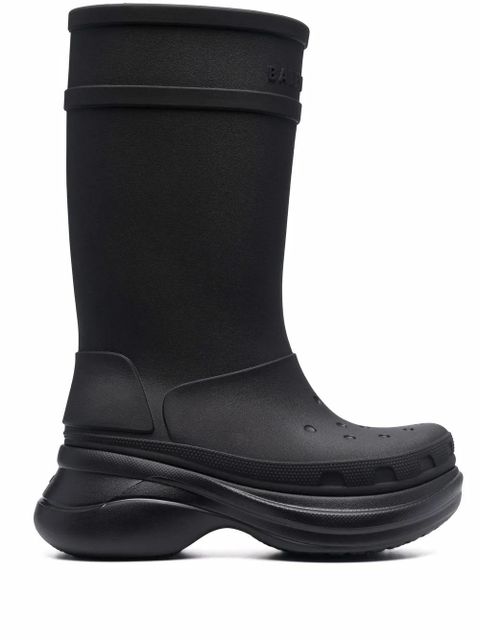 Balenciaga Crocs™ boots - Black