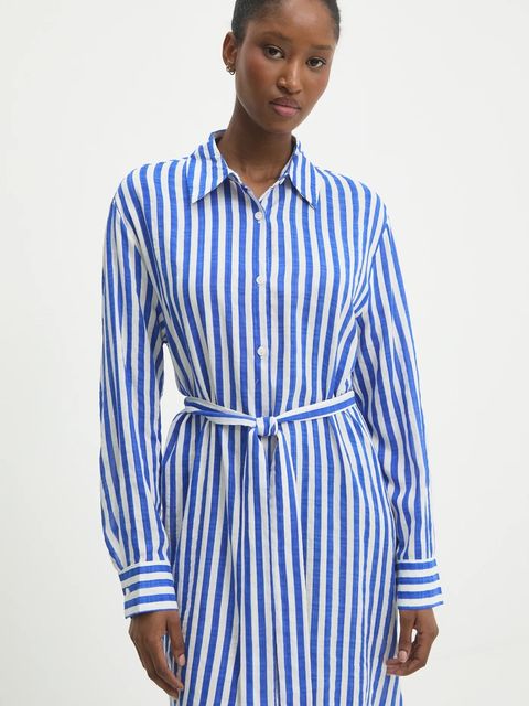 Answear.LAB sukienka z domieszką jedwabiu