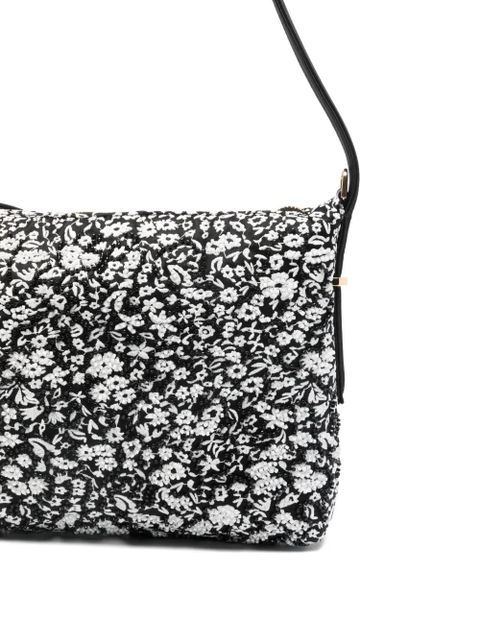 TOTEME Bevel floral shoulder bag - Black - zdjęcie produktu nr 2