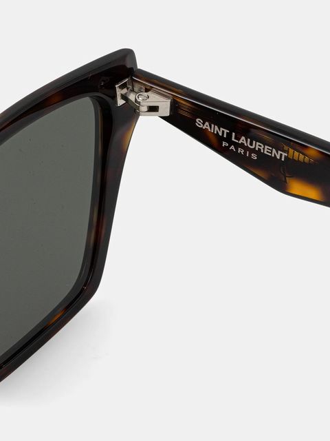 Saint Laurent okulary przeciwsłoneczne damskie kolor bordowy SL M103