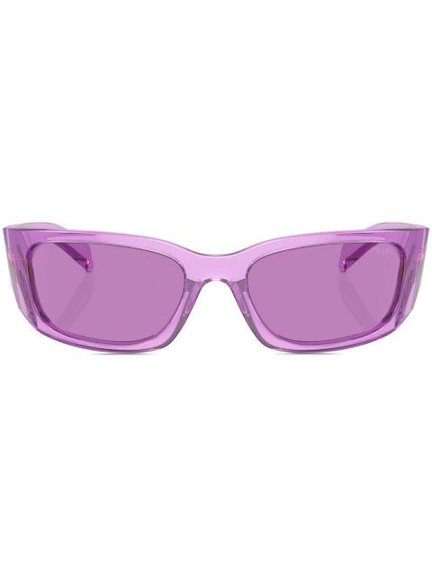 Prada Eyewear Prada PR A14S oval frame sunglasses - Pink - zdjęcie produktu nr 1