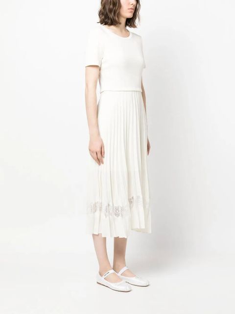 Claudie Pierlot Twist midi dress - Neutrals