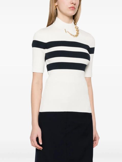 Jean Paul Gaultier fine-ribbed T-shirt - White