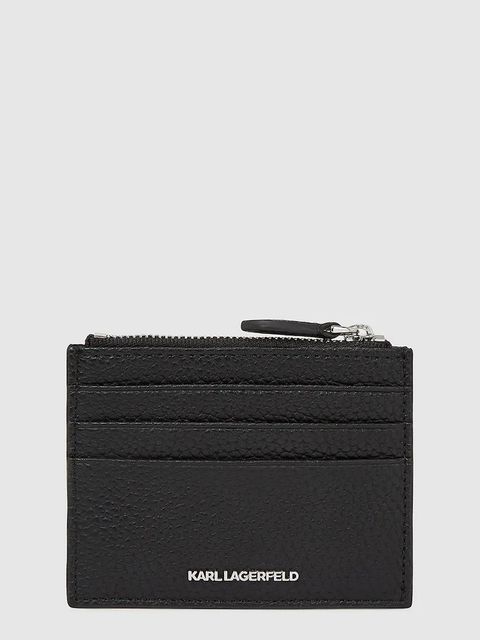 Karl Lagerfeld portfel IKON damski kolor czarny A4W32079 - zdjęcie produktu nr 2