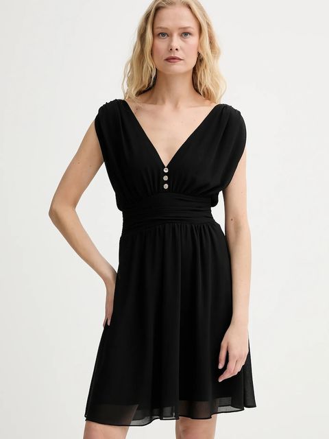 Morgan sukienka kolor czarny mini rozkloszowana RIA - zdjęcie produktu nr 1