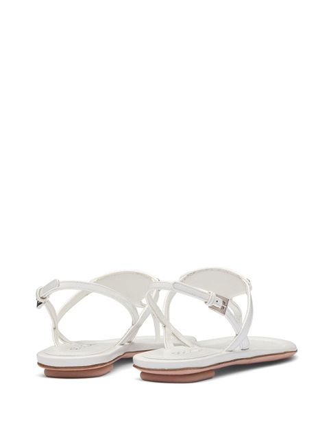 Prada thong strap sandals - White
