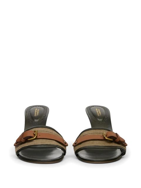 ISABEL MARANT Abryel open-toe sandals - Green